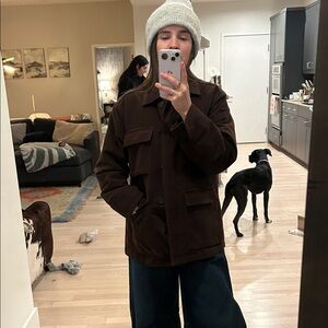 Madewell Dark Brown Military Jacket